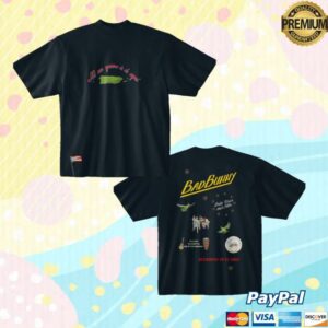 Debitirarmasfotos Shop Merch Bad Bunny La Residencia Black T-Shirt