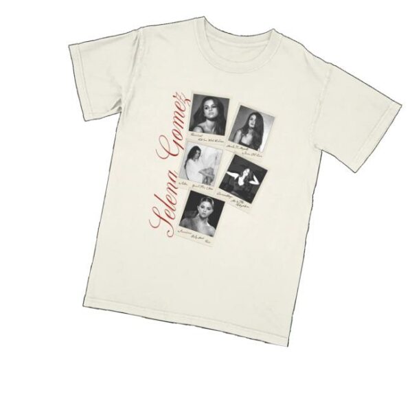 Selena Gomez Merch Store Revival Polaroid T-Shirt