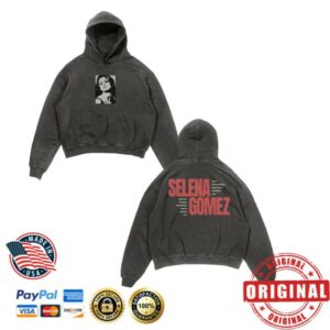 Selena Gomez Merch Store Revival Washed Photo Hoodie