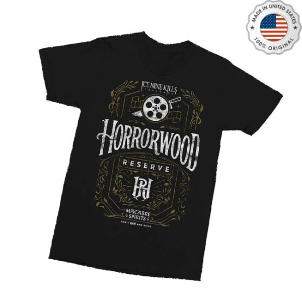 Ink Merch Store Horrorwood Reserve Black Tee