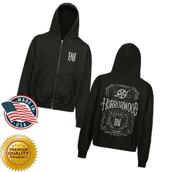 Ink Merch Store Horrorwood Reserve Zip Hoodie