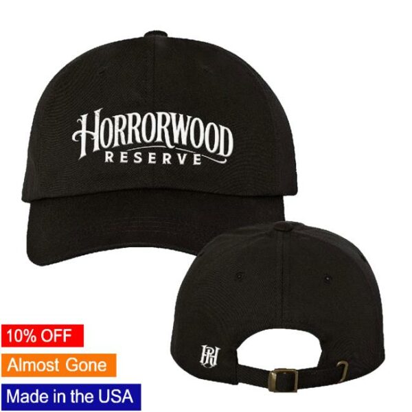 Ink Merch Store Horrorwood Reserve Black Cap