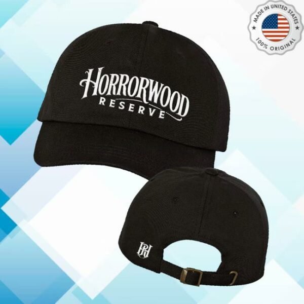 Ink Merch Store Horrorwood Reserve Black Cap