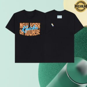 New York Or Nowhere Merch Store Knicks Crisscross T-Shirt