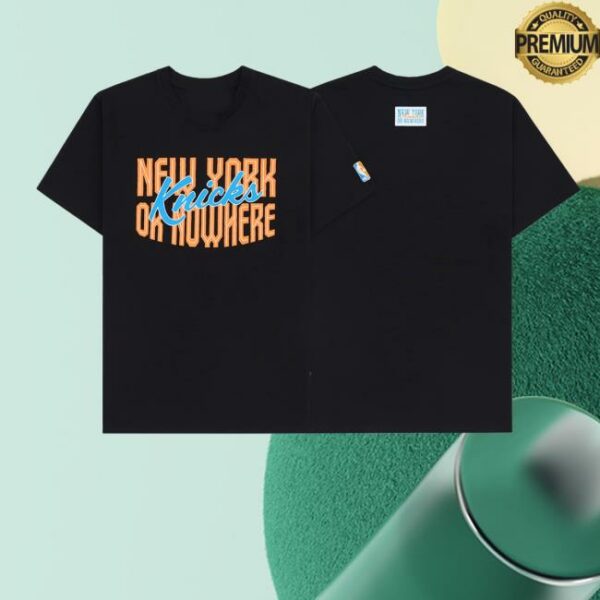 New York Or Nowhere Merch Store Knicks Crisscross T-Shirt