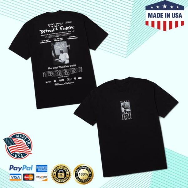 Huf Worldwide Merch Store Huf X J Dilla Detroits Finest T-Shirt