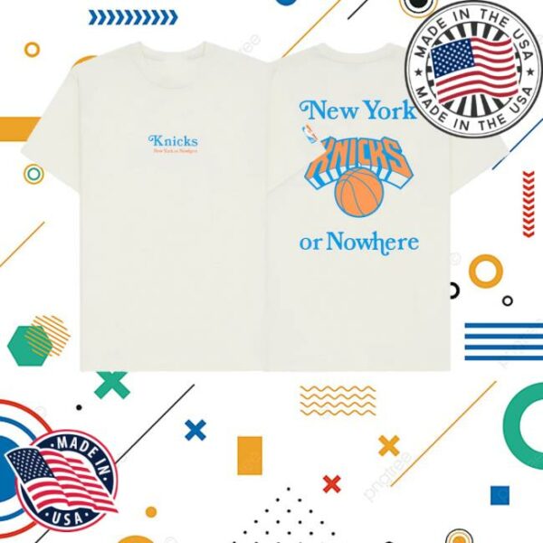 New York Or Nowhere Merch Store Knicks Give And Go T-Shirt