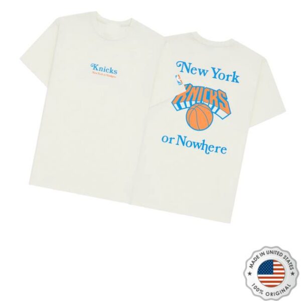 New York Or Nowhere Merch Store Knicks Give And Go T-Shirt
