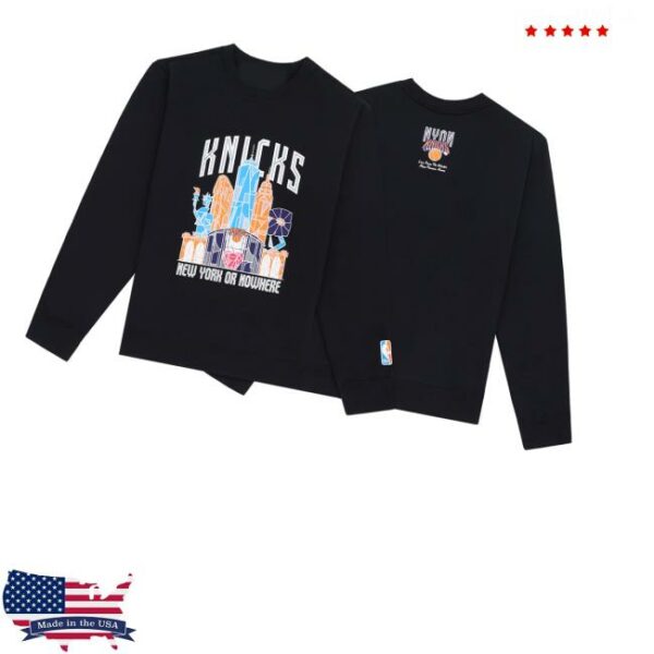 New York Or Nowhere Merch Store Knicks Skyscraper Crewneck