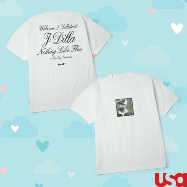 Huf Worldwide Merch Store Huf X J Dilla Dillatroit T-Shirt