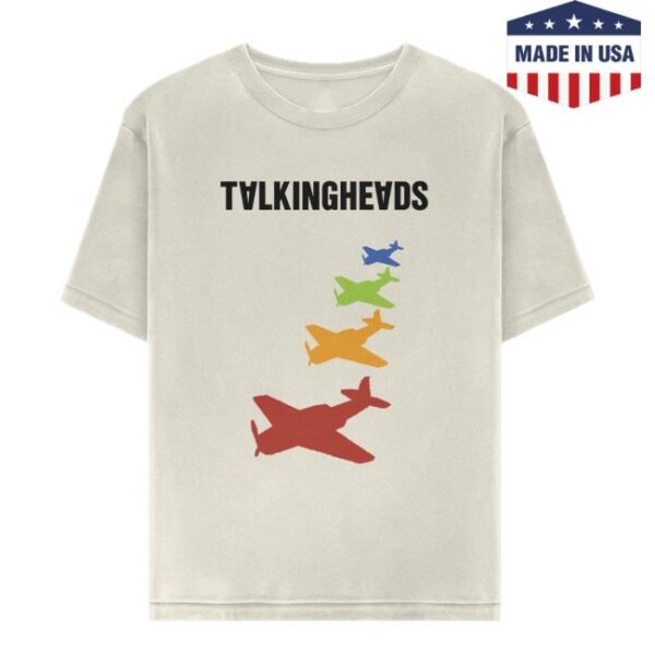 Talking Heads Official Merch Store Remain In Light Planes T-Shirt