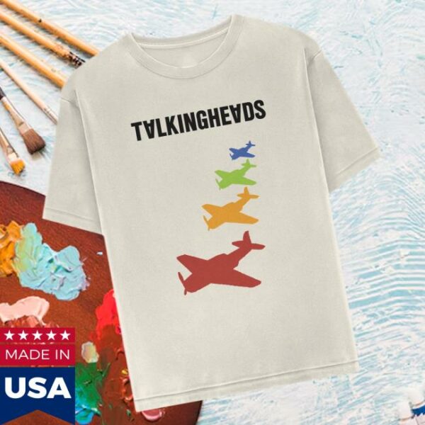Talking Heads Official Merch Store Remain In Light Planes T-Shirt