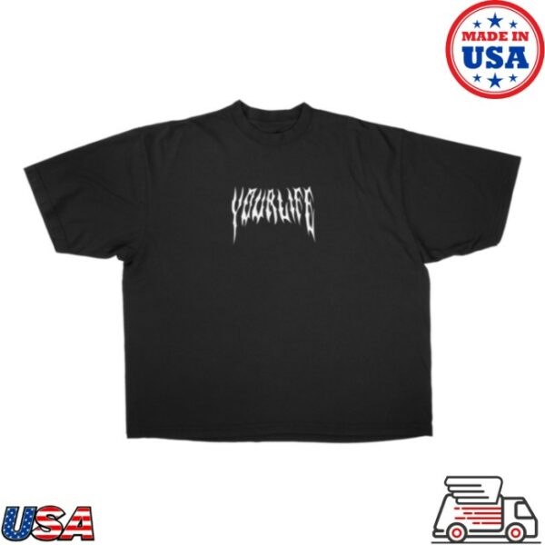 The Yourlife Gym Store Merch Metal Logo Tee