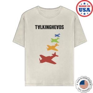 Talking Heads Official Store Merch Remain In Light Planes T-Shirt