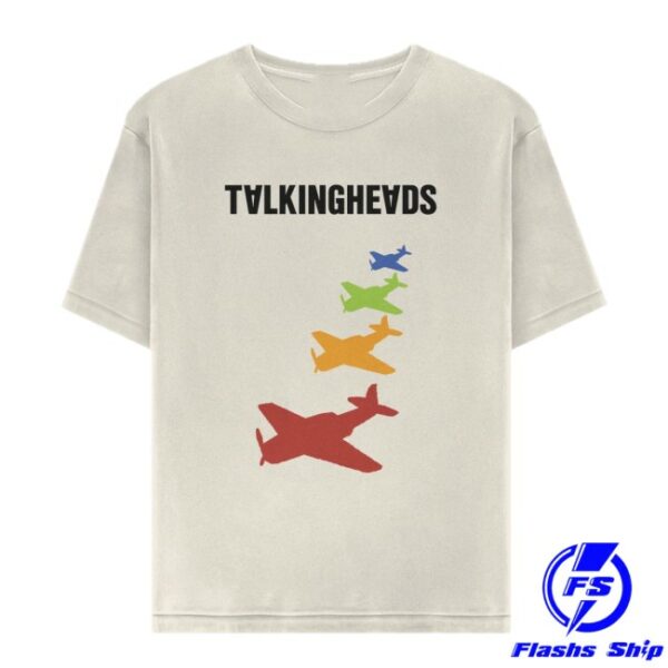 Talking Heads Official Store Merch Remain In Light Planes T-Shirt