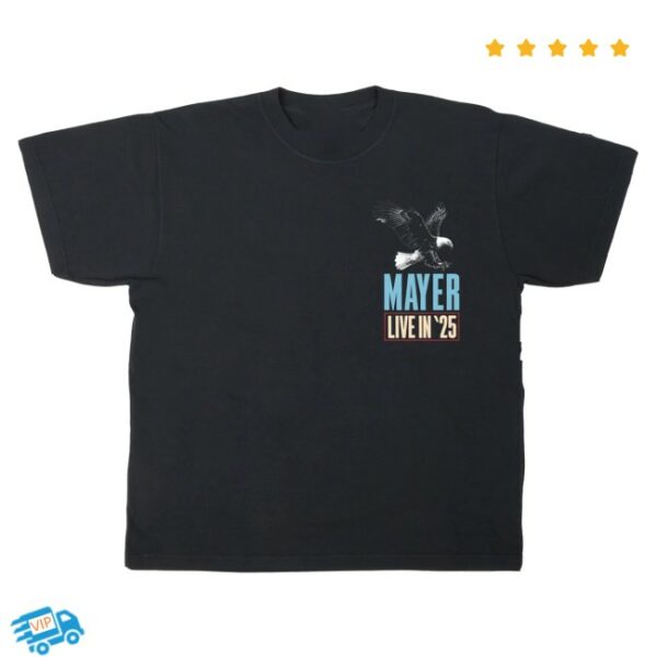 John Mayer Store Merch Live In ’25 Tee