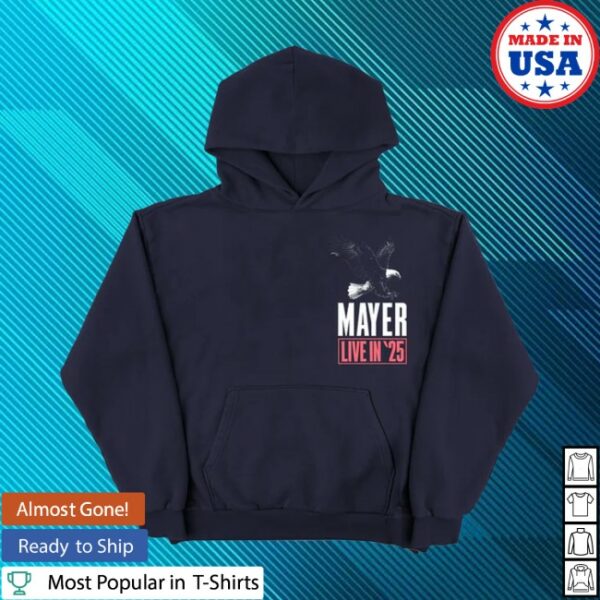 John Mayer Store Merch Live In ’25 Pullover Hoodie
