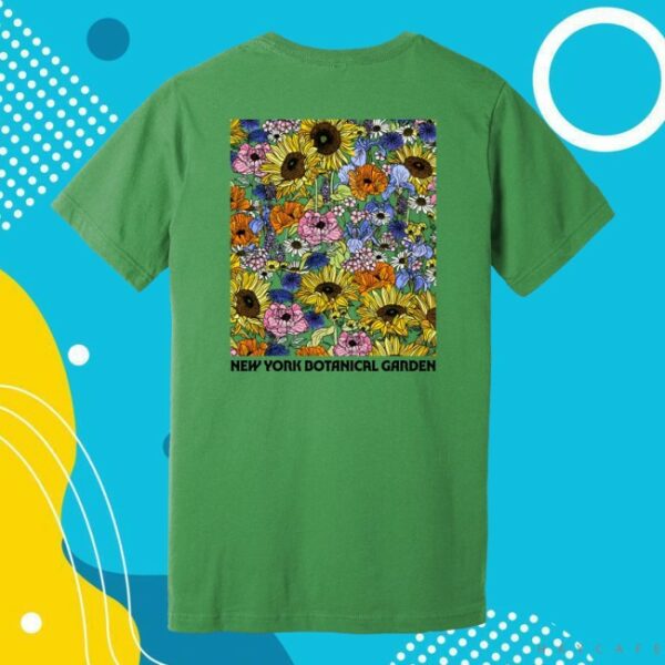Nybg Shop Store Merch Van Gogh’s Flowers Leaf Green T-Shirt