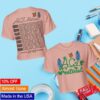 kenny Acl Festival Merch Store Womens Bluebonnet Lineup Crop Teea