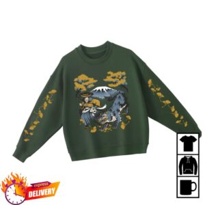 Ghost Of Yotei Merch Store Ghost Of Yotei Green Sweatshirt Ghost Of Yotei Merch Store Ghost Of Yotei Green Sweatshirt