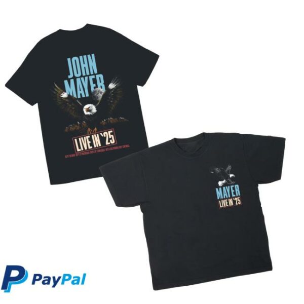 John Mayer Merch Store Live In ’25 Tee