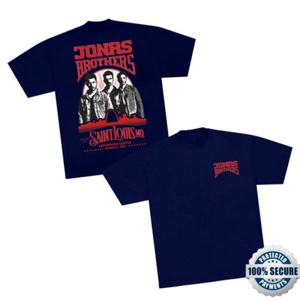 Jonas Brothers Store Merch Greetings From Your Hometown Saint Louis Mo Tee