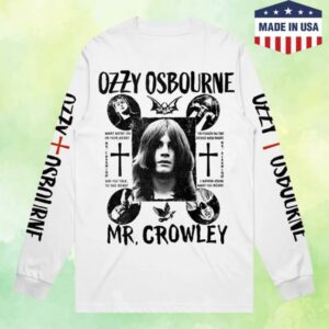 Ozzy Osbourne Official Store Merch Mr Crowley Long Sleeve Tee
