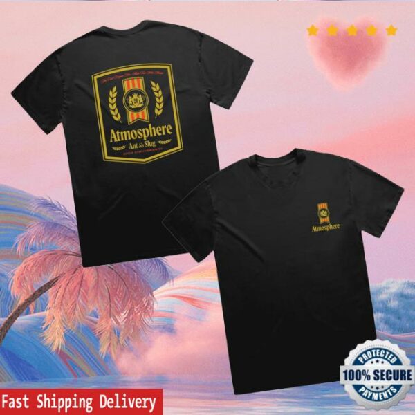 Rhymesayers Merch Store Atmosphere You Can’t Imagine 20 Years Shirt Black