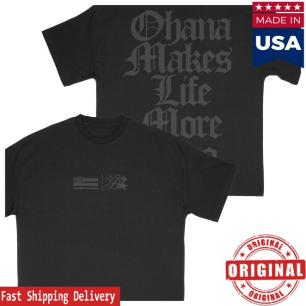 Budzandbaddiez Store Merch Ohana Black Tee