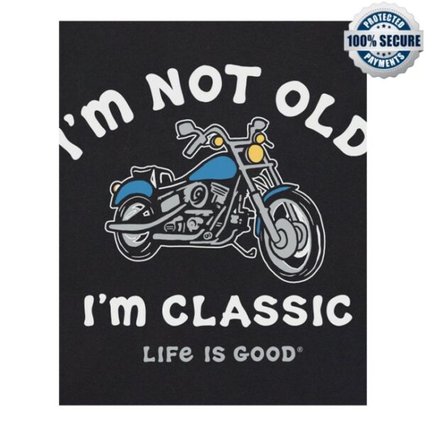 The Paper Store Merch Men’s I’m Classic Motorcycle Short Sleeve Crusher Tee