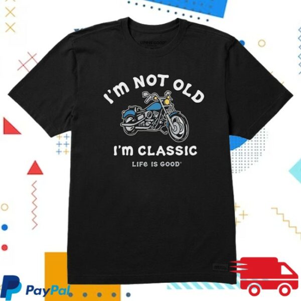 The Paper Store Merch Men’s I’m Classic Motorcycle Short Sleeve Crusher Tee