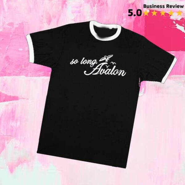 Anthony Green Music Merch Store So Long Avalon Ringer Shirt