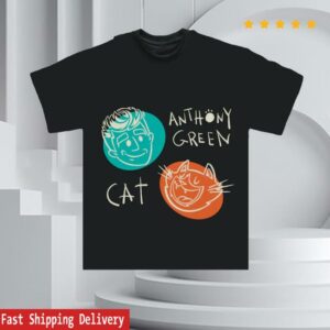 Verseandvinyl Shop Merch Anthony Green And His Cat T-Shirt