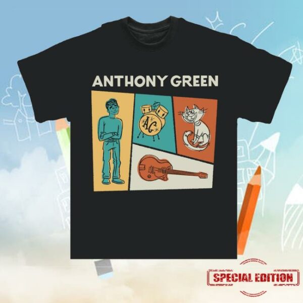Verseandvinyl Shop Merch Anthony Green Let’s Start A Band Shirt