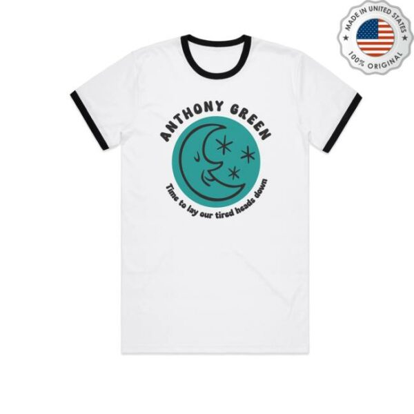 Verseandvinyl Shop Merch Anthony Green Time To Lay Our Tired Head Down Ringer Shirt
