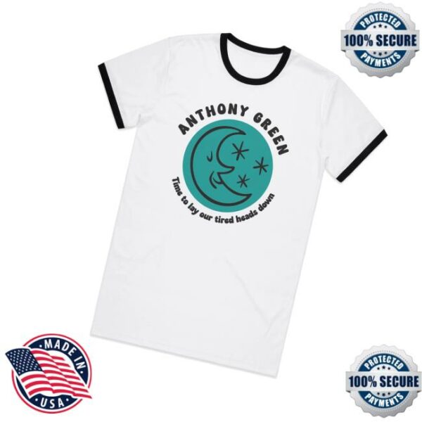 Verseandvinyl Shop Merch Anthony Green Time To Lay Our Tired Head Down Ringer Shirt