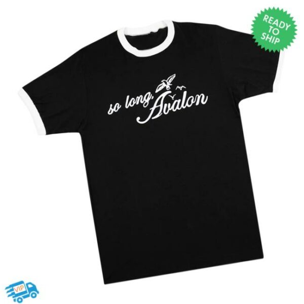 Anthony Green Merch Store So Long Avalon Ringer Shirt