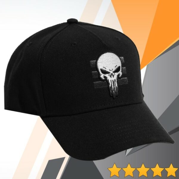 Heroes Villains Store Merch The Punisher Embroidered Snapback Hat