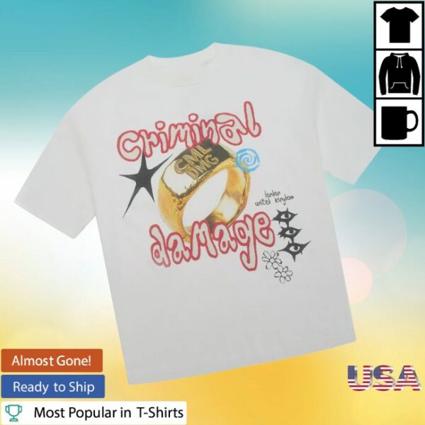 Criminal Damage Store Merch Signet Ring T-Shirt