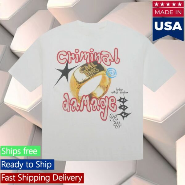 Criminal Damage Store Merch Signet Ring T-Shirt