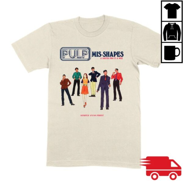 Pulp Official Store Merch Mis-Shapes T-Shirt