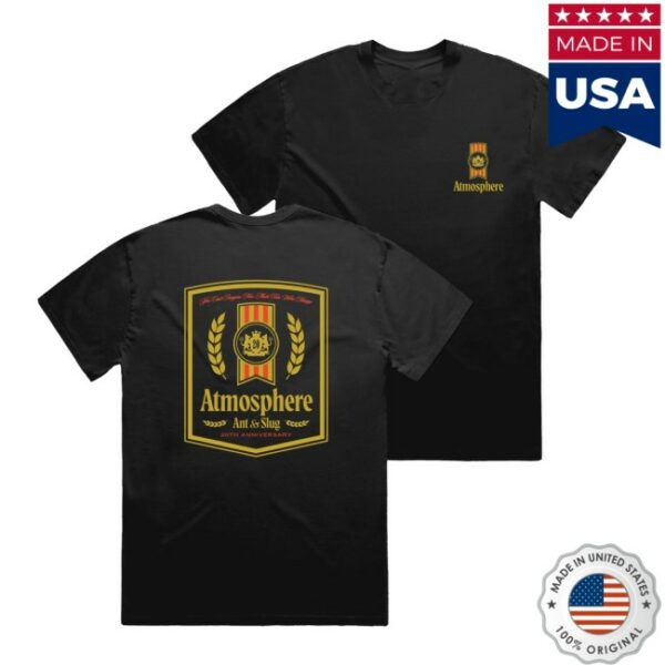 Atmosphere Store Merch You Can’t Imagine 20 Years Black Shirt