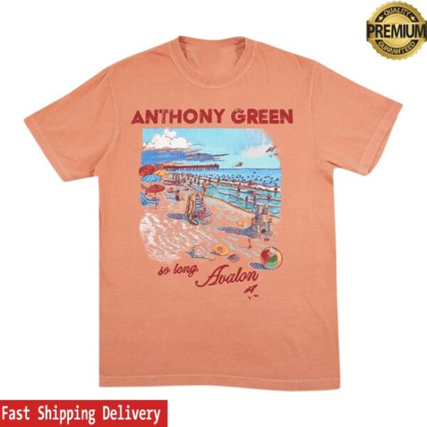 Anthony Green Store Merch So Long Avalon Tour Shirt