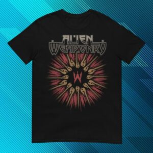 Alien Weaponry Merch Store Radial Hooks T-Shirt