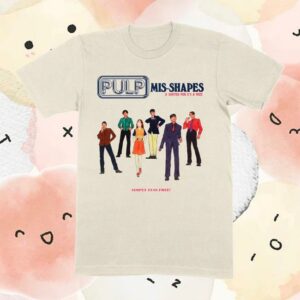 Pulp Official Merch Store Mis-Shapes T-Shirt Ecru