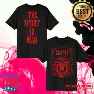 Slayer Merch Store Sport Is War T-Shirt