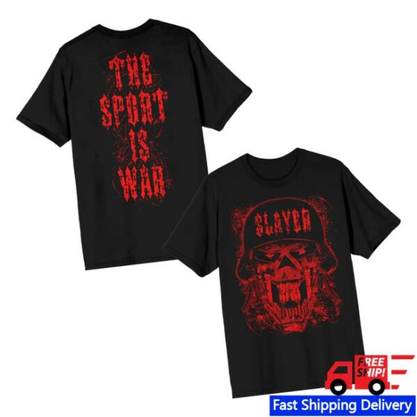 Slayer Merch Store Sport Is War T-Shirt