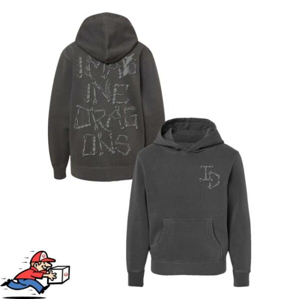 Imagine Dragons Merch Store Bones Letter Hoodie