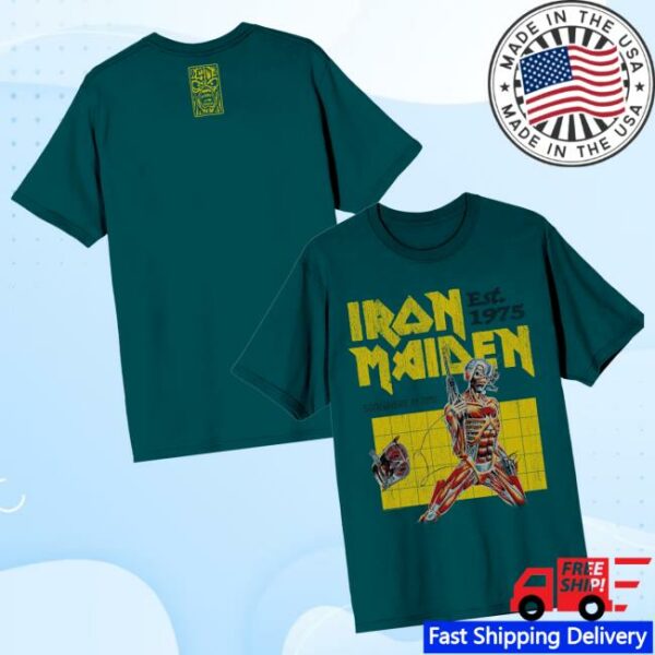 Iron Maiden Merch Store Some Green In Time Tee