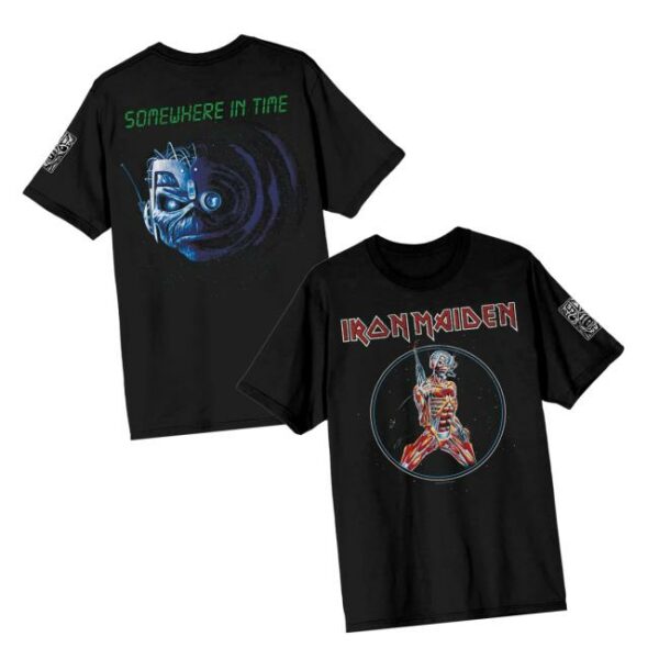 Iron Maiden Merch Store Somewhere In Time Im50 Tee